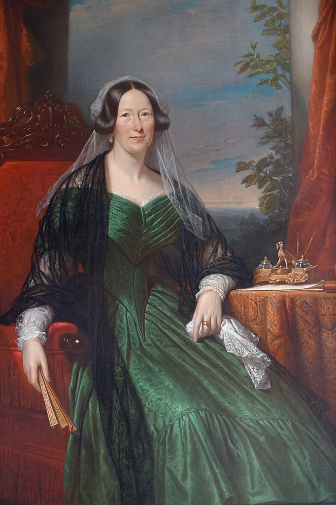 Ritratto di Cornelia Eva Wilhelmina Snouck van Loosen nel soggiorno